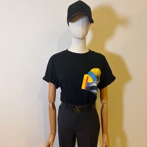 Black Los Angeles Graphic T-Shirt – Unisex, Size S